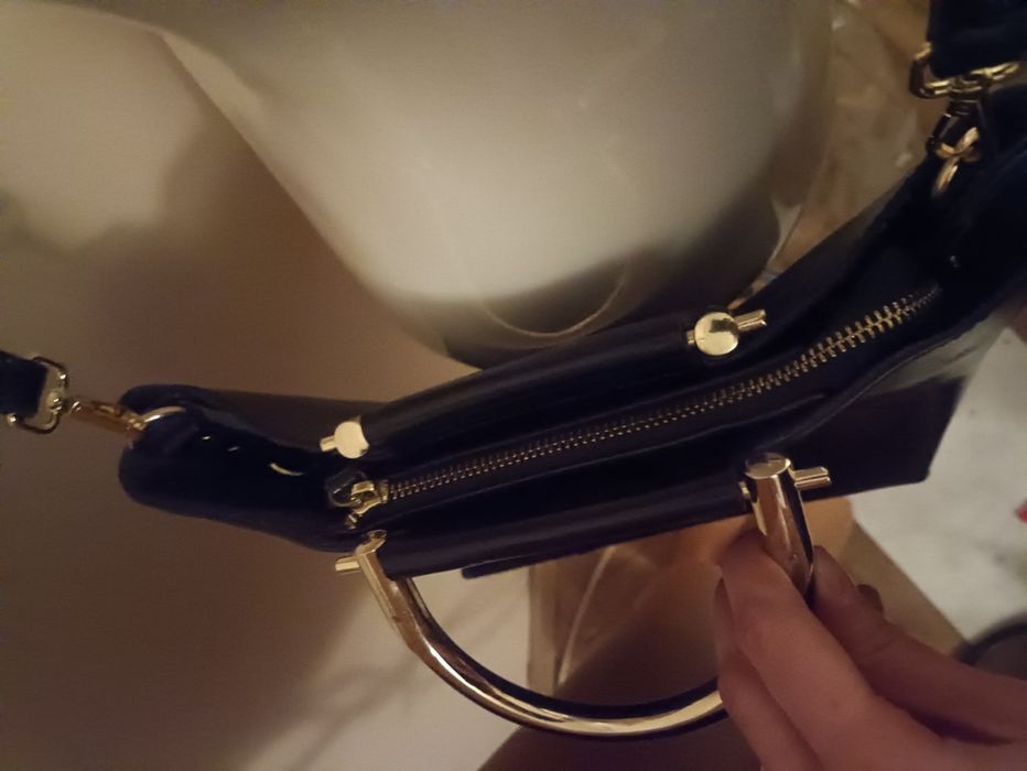 Torebka skórzana prawdziwa miękka skóra .