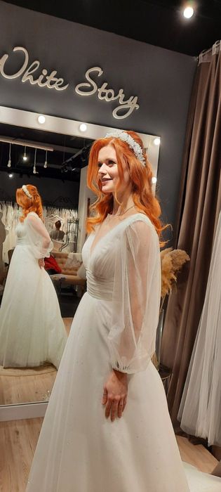 Весільне біле плаття