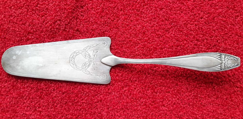 Posrebrzana łopatka do ciasta FRAGET produkcji do 1938 r.