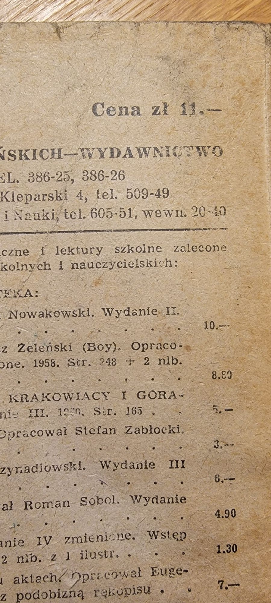 Zasady pisowni polskiej i interpunkcji ze słownikiem 1961 r.