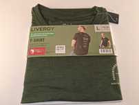A120 Livergy T-Shirt Męski Zielony Bawełna Explore Nature L 52/54
