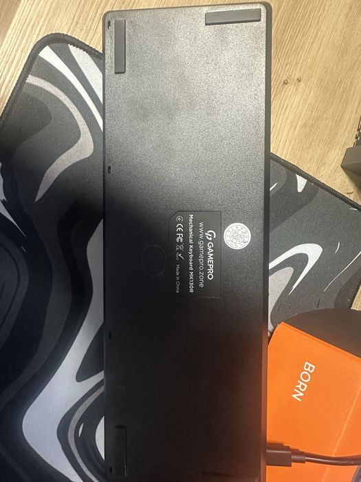 Клавіатура Механічна  GamePro MK130R HOT-SWAP RED Swich 60% RGB BLACK