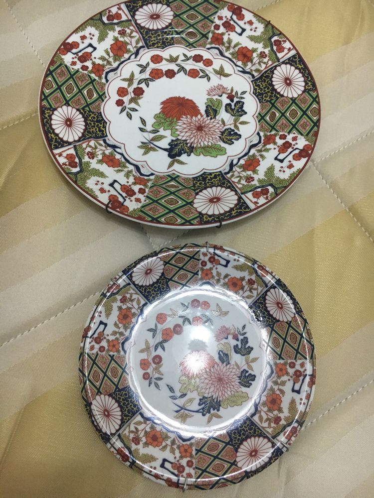 2 Pratos chineses porcelana vintage