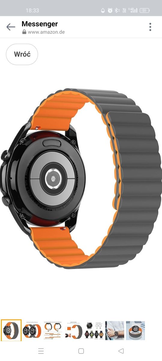 Pasek do Smart watch Samsung Galaxy 22mm