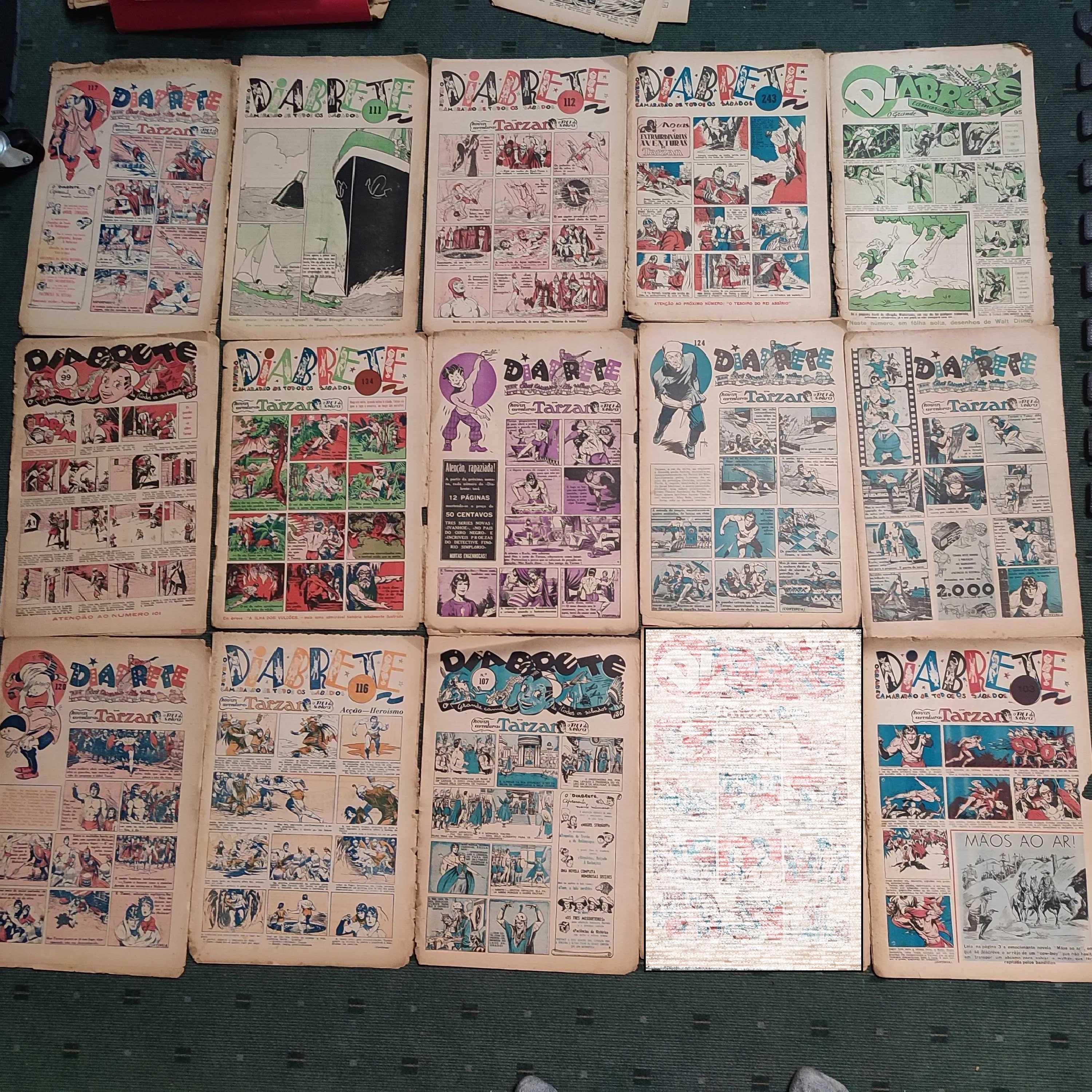 Lote 77 Revistas BD Diabrete