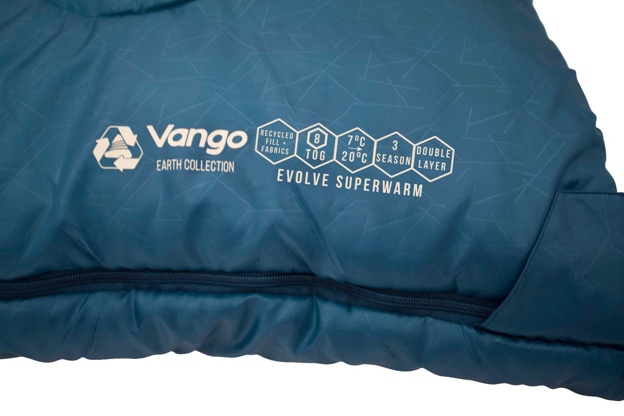 śpiwór dwuosobowy podwójny VANGO Evolve Superwarm Double ECO