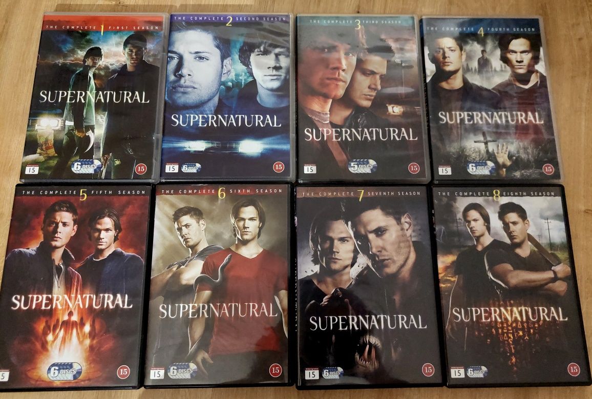 Supernatural Nie z tego Świata 8 pełnych sezonów dvd
