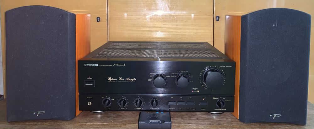 Pioneer A-717 MK2 hi end paradigm studio 10