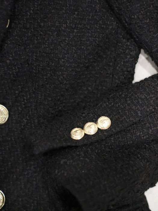Піджак твідовий в стилі Balmain