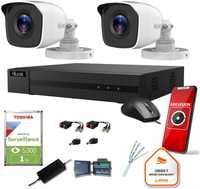 Zestaw monitoringu Hilook by Hikvision 2kamer 2MPx TVICAM-B2M Z39715B2