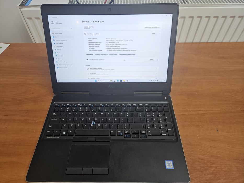 Laptop Dell Precision 7510 32GB