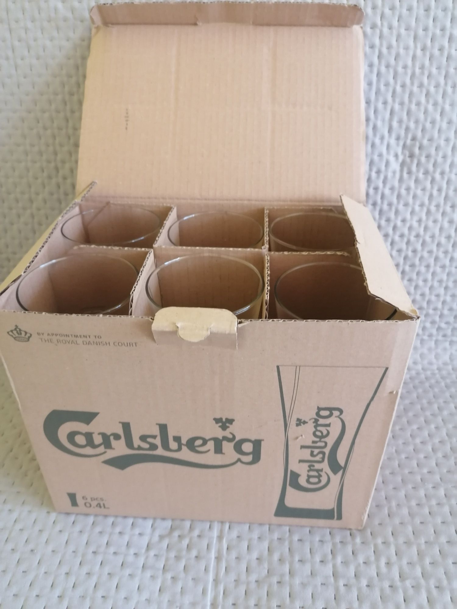 Carlsberg KUFLE - SZKLANKI do piwa Nowe!!