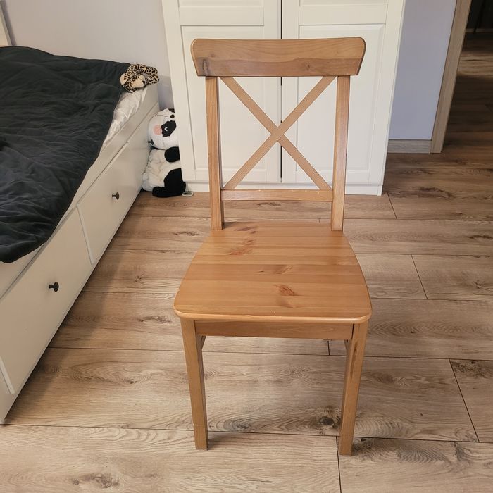 Krzesło ikea ingolf brązowe