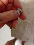 Argolas zirconia brilhantes homem ou mulher