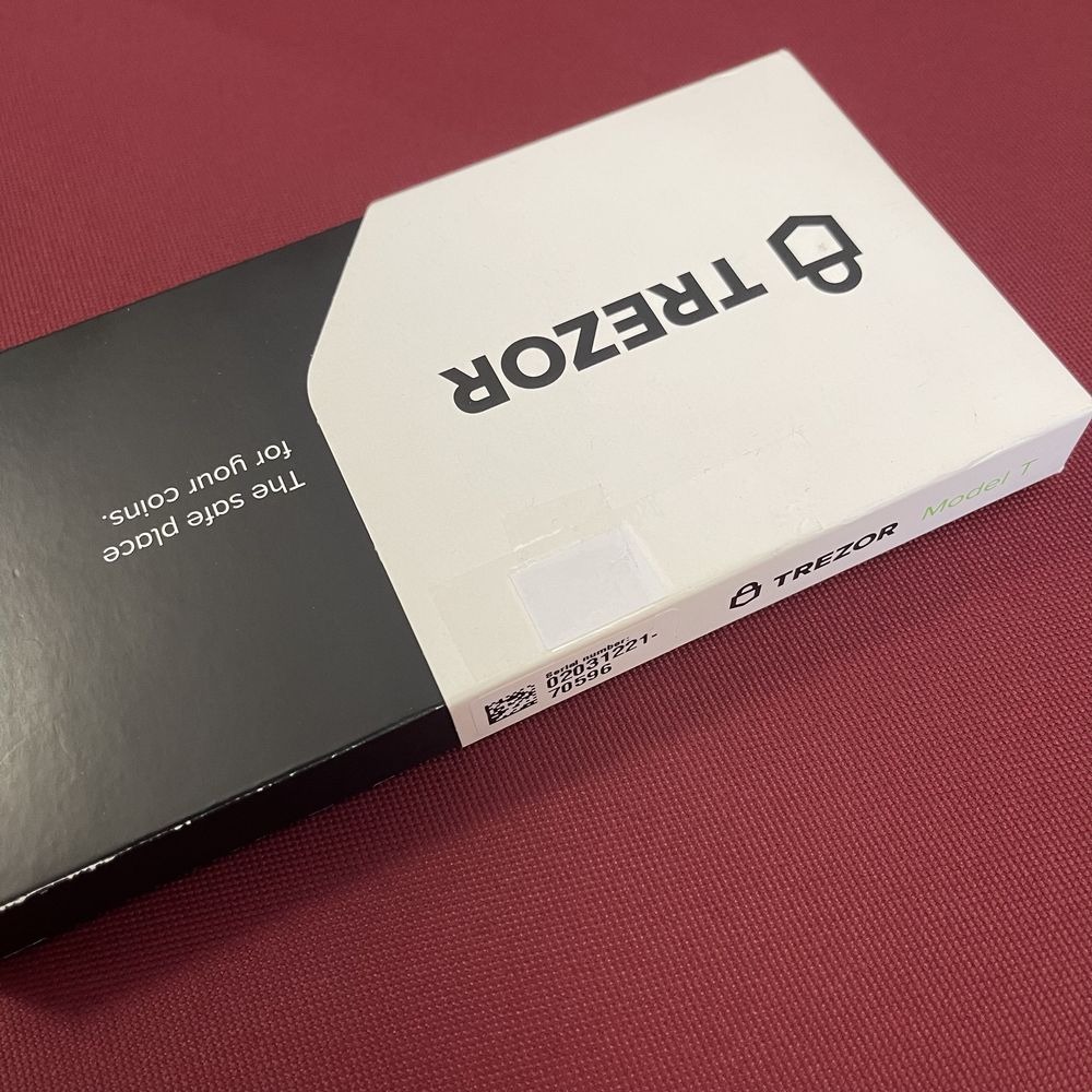 Trezor Model T crypto wallet