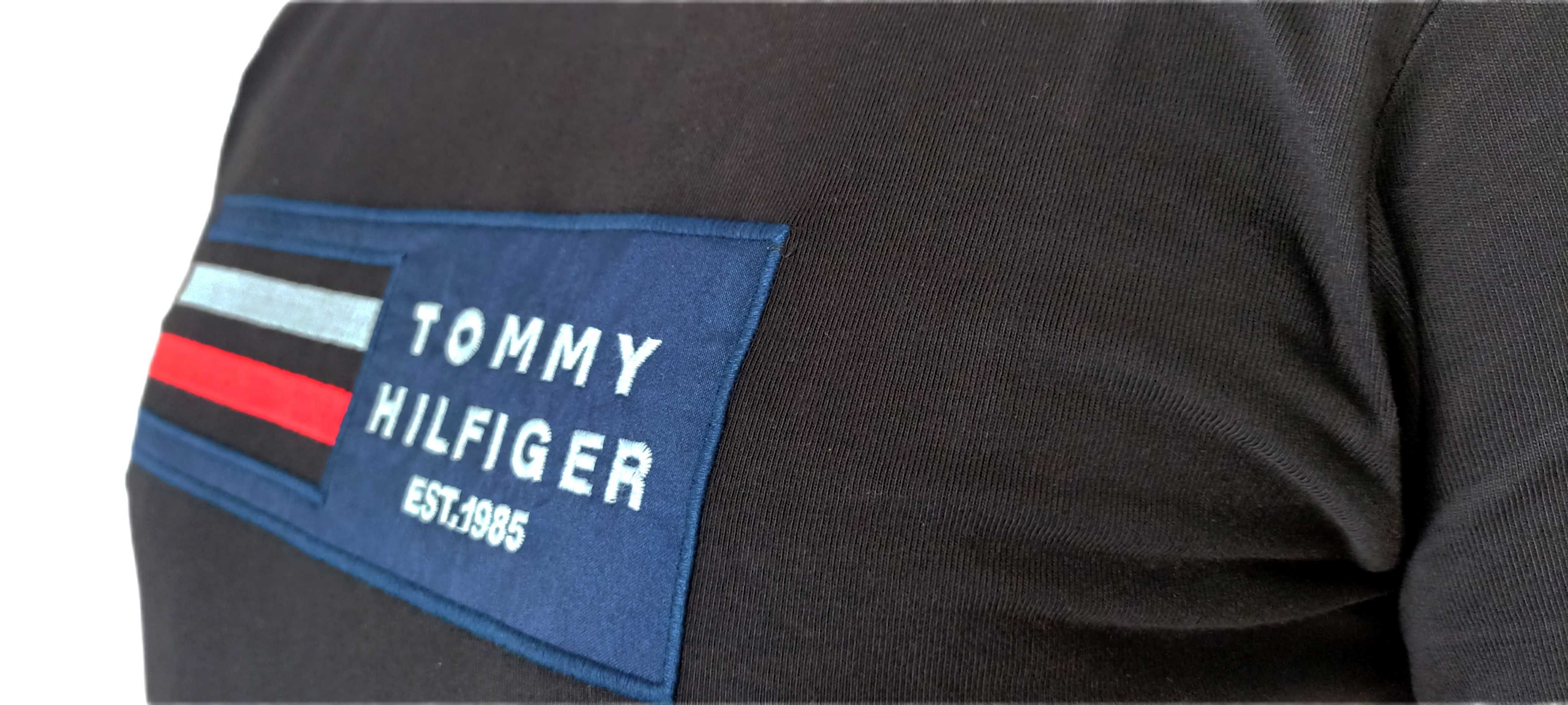 TOMMY HILFIGER T-shirt Koszulka Czarna ROZ.M,L,XL