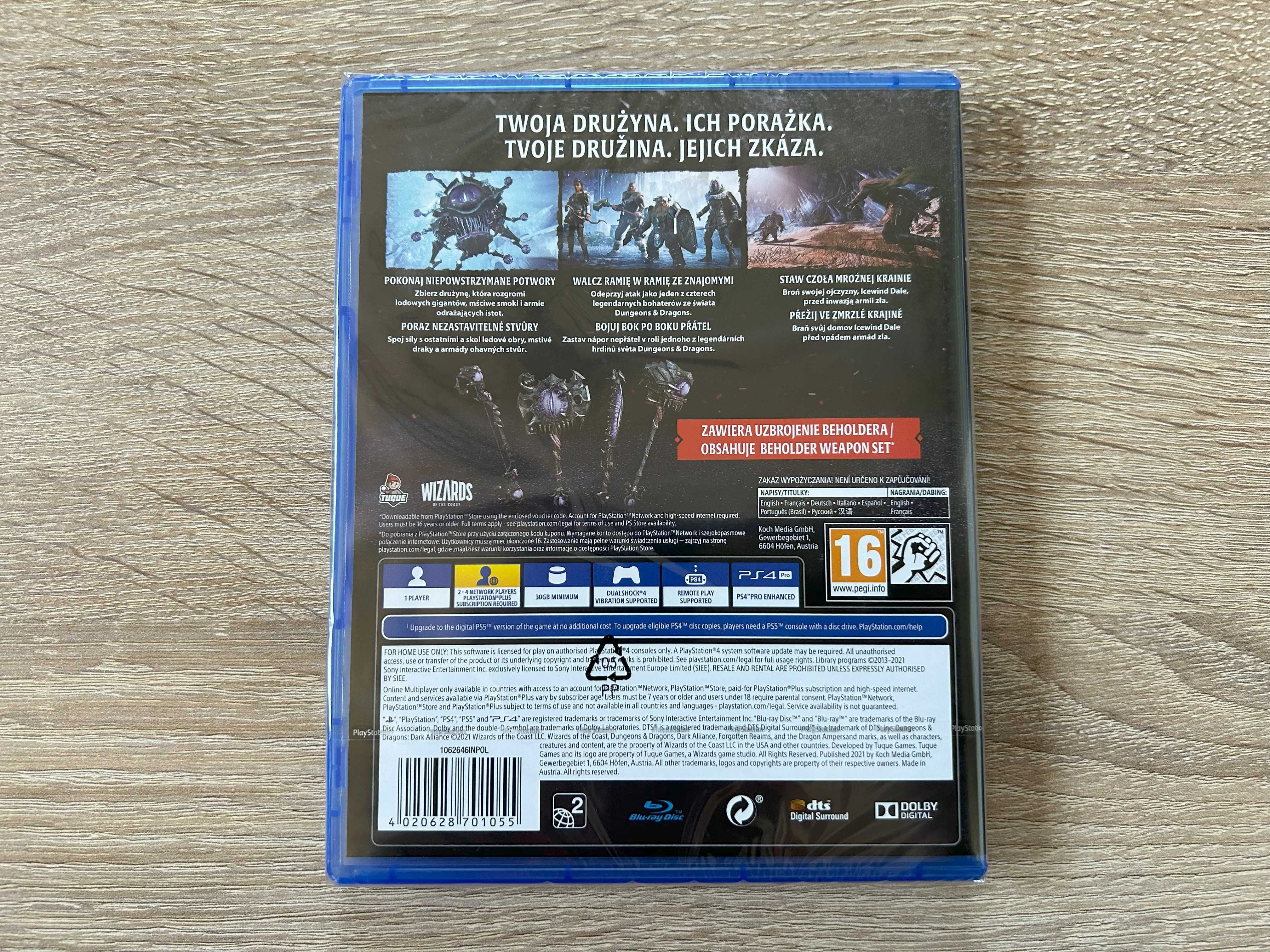 Dungeons & Dragons Dark Alliance Day One Edition - PS4 / PS5 - NOWA