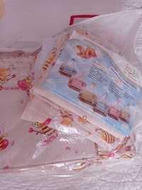 Комплект постільної білизни для дитячого ліжечка Бебі-Текс 10предметів