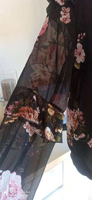 Bluzka elegancka w kwiaty