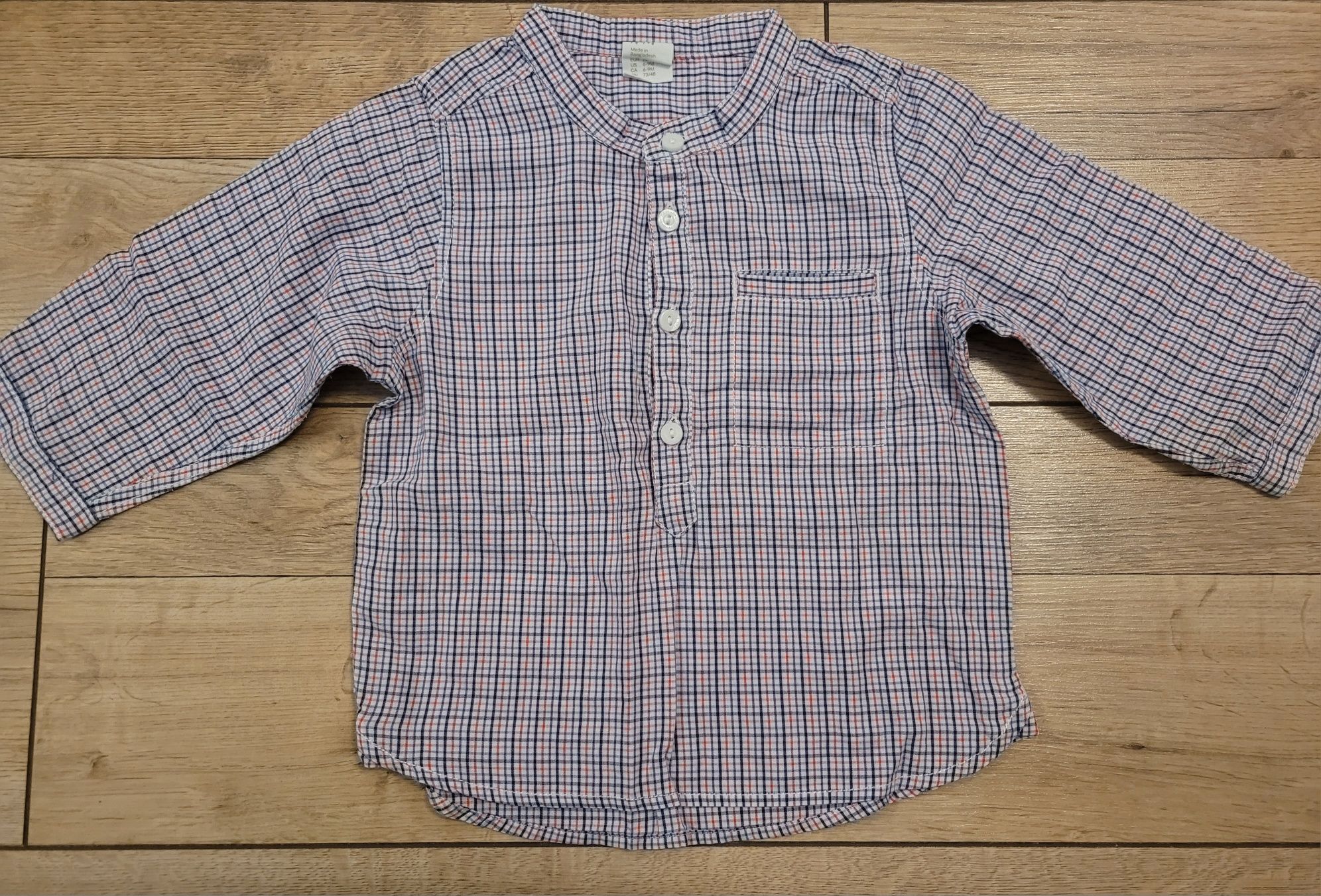 Elegancka koszula w kratę H&M r. 74