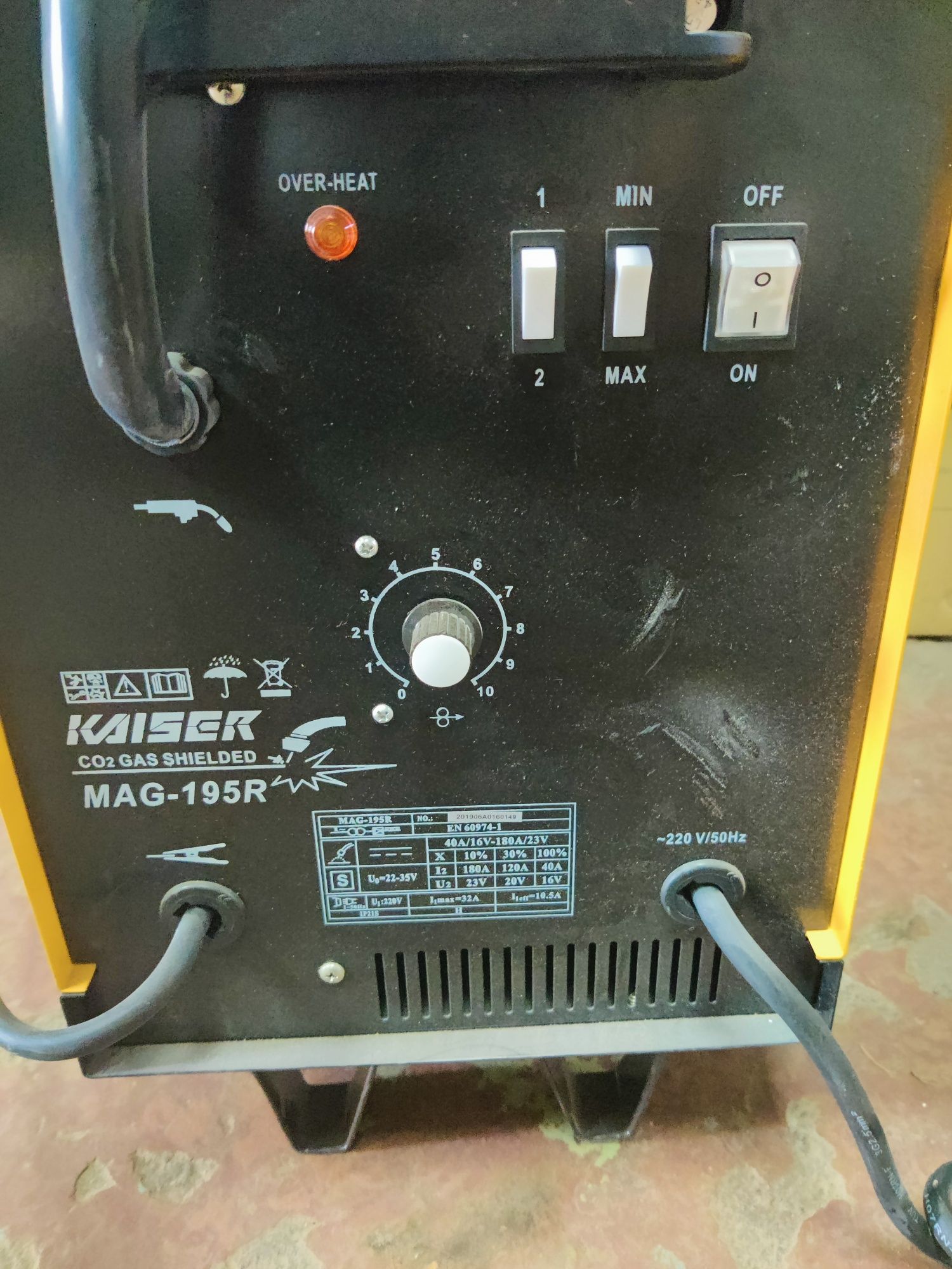 Заварювальний напівавтомат KAISER MAG-195R , сварка , напівавтомат