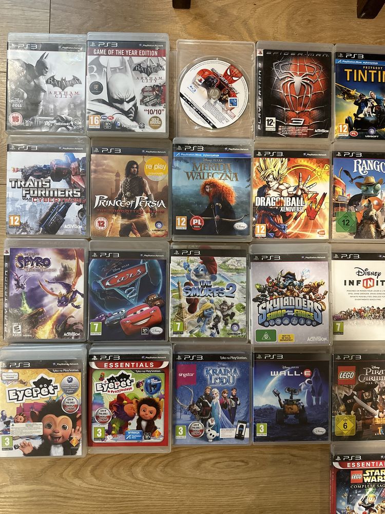 Sprzedam zamienie gry dla dzieci na konsole Ps3 lego rango spiderman