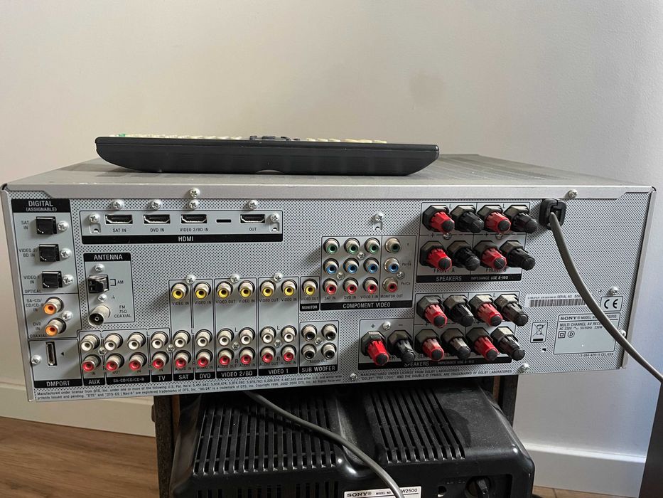 Zestaw audio sony kino domowe kolumny subwoofer amplituner