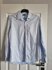 10. LAVARD koszula błękitna męska r. 42 klasyczna garnitur