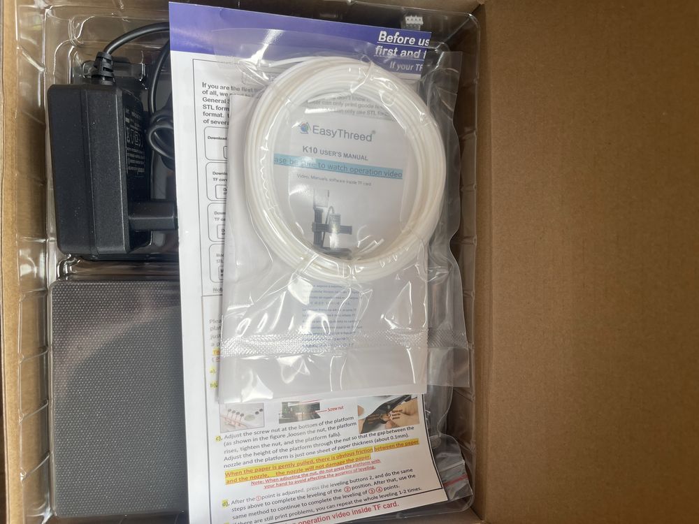 3d прінтер Easy thread mini 3d printer k10