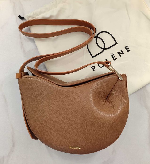 Сумка Polene Tonca Textured Camel