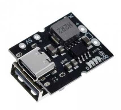 Мини модуль  Powerbank с Type-C входом и USB-A выходом 5V 2A Повербанк