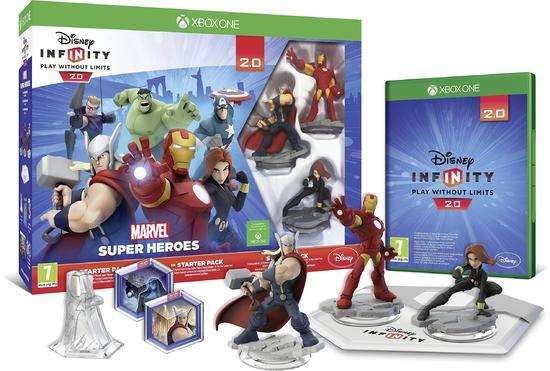 Xbox one pack Marvel Infinity 2.0 com 3 fig. (Apenas Local)