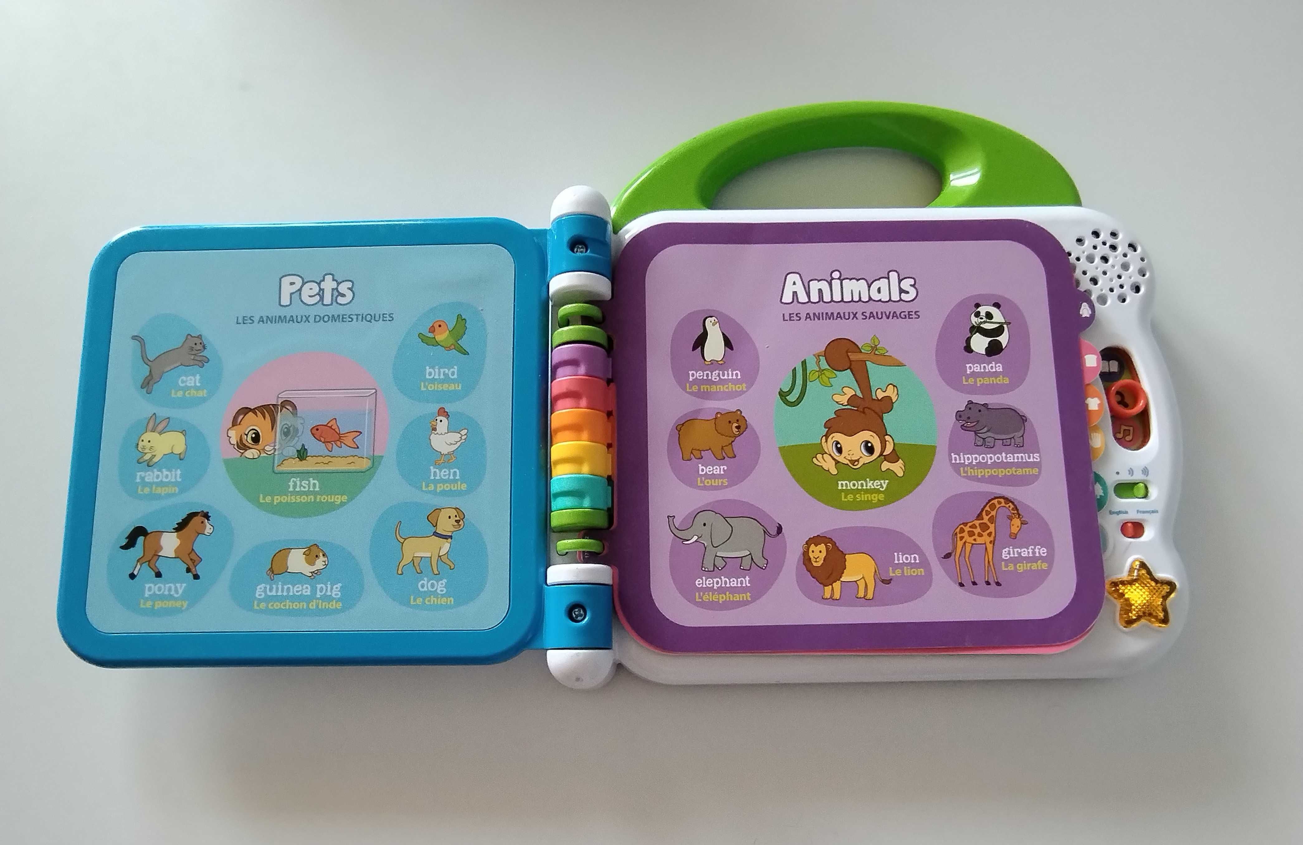 LeapFrog Vtech Interaktywna książka 100 words book english french