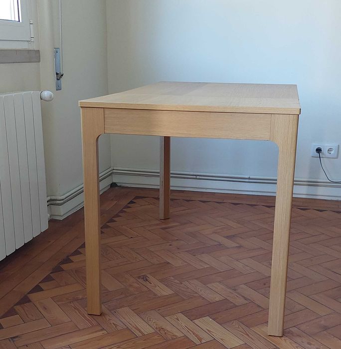 Mesa de jantar extensível Ekdalen Ikea carvalho  70cm X 80/120