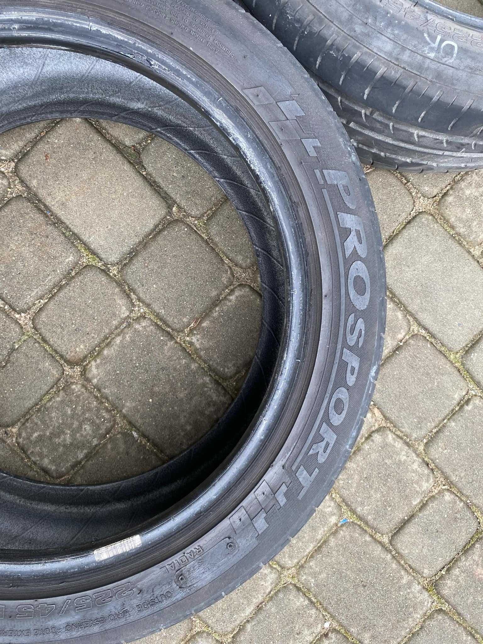 Opony letnie  225  45  17