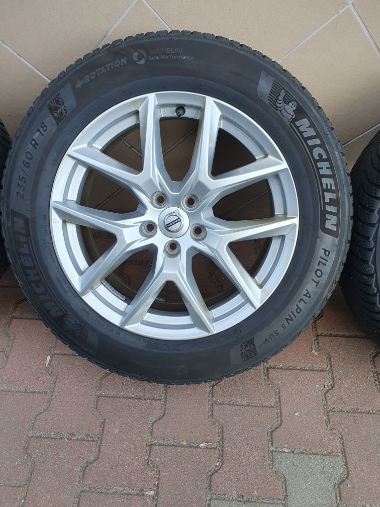 Oryginalne Koła Felgi 18" Volvo xc60 5x108 Et50.5+235.60.18 Michelin