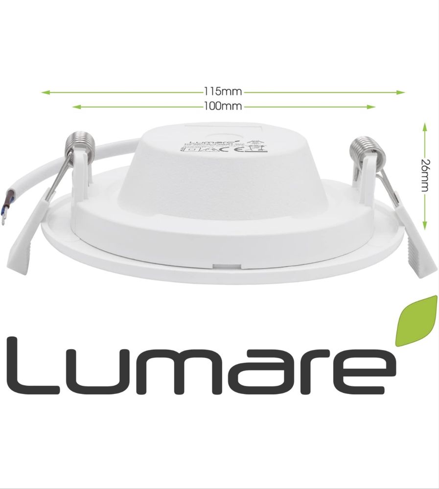 Reflektory LED 6W 360lm do zabudowy Lumare