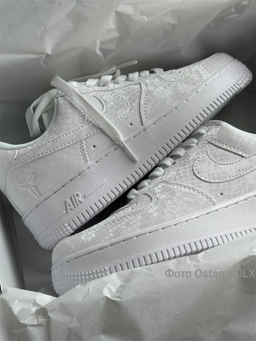 Originals Kobe Bryant Nike Air Force 1 Low Triple White 36-45
