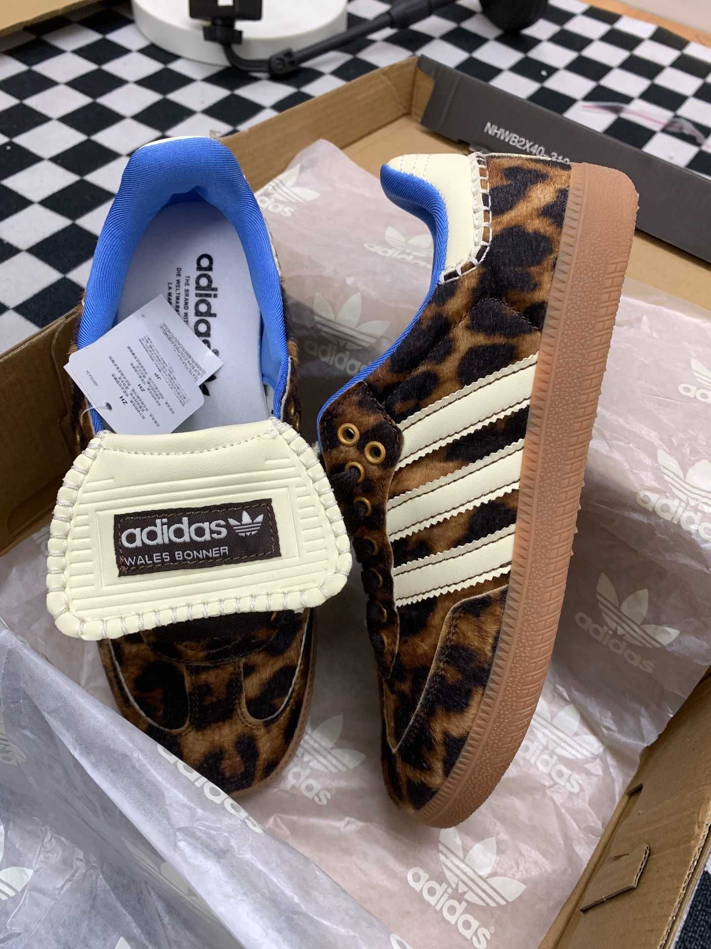 nowy Buty Adǐdas Samba Leopard Damskie Rozmiar.39
