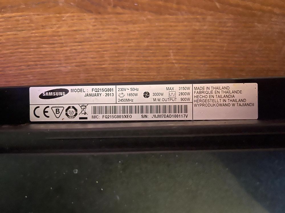 Samsung piekarnik z funkcją mikrofali - na części