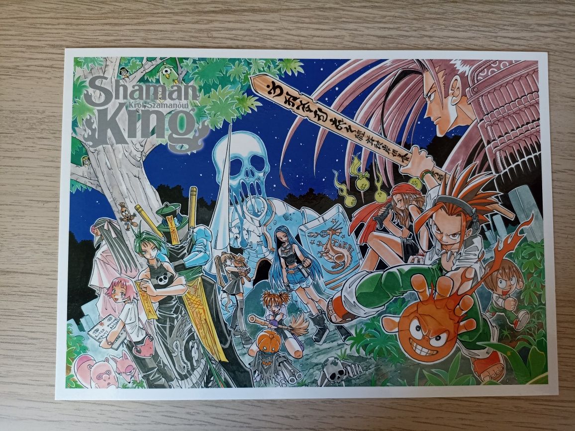 Król Szamanów Shaman King karta festiwalowa anime manga