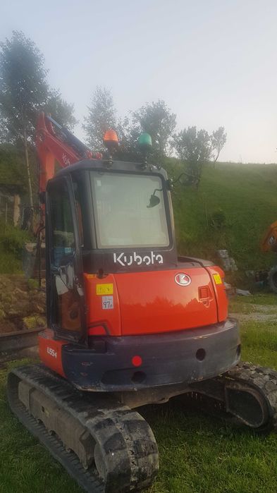 koparka gąsienicowa kubota u55-4 yanmar obrotowa jcb
