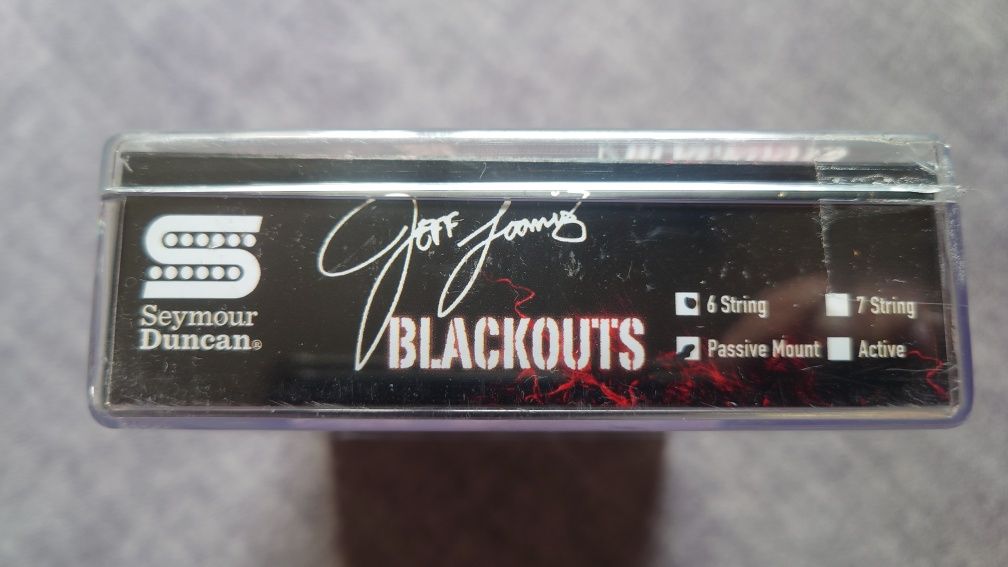 Seymour Duncan Jeff Loomis BLACKOUT Aktywny Set  F-Spaced, jak NOWY!