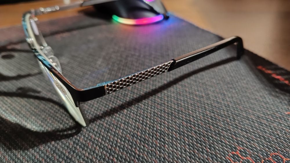 Очки для зрения новые Blue Blocker в металлической оправе +2,5