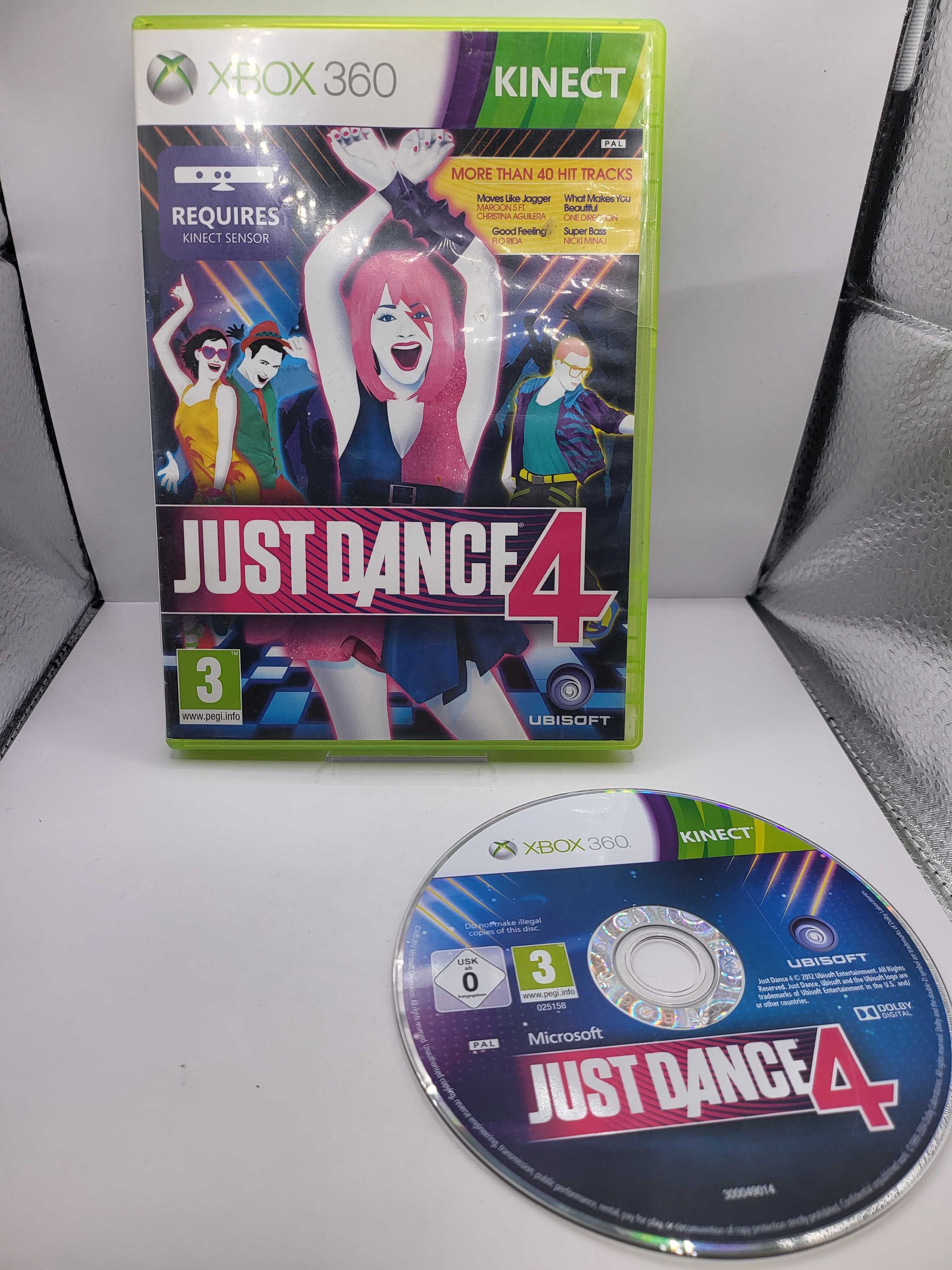 JUST DANCE 4 XBOX 360 Black Jack Sulechów