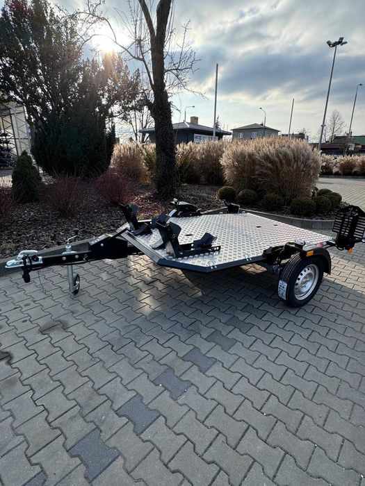 Lorries MT2 Black Edition Przyczepa na dwa motocykle Dostępne od ręki