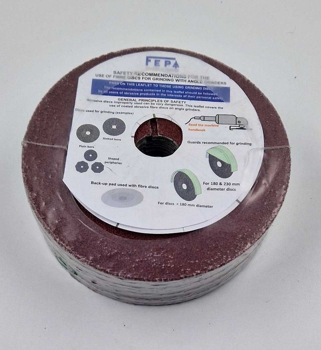 Krążki fibrowe FIBRA 188/230 mm P40 / Nowy Lombard / TG