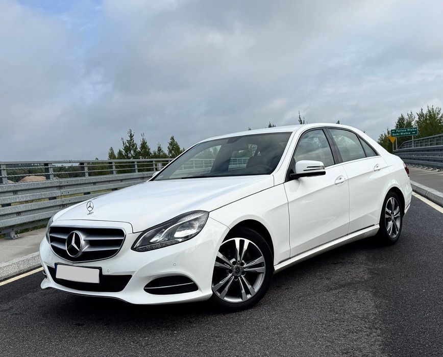 Mercedes-Benz Klasa E 2015r Lift 2.2d 170km Avantgarde 9g Tronic Navi Skóra Stan Idealny