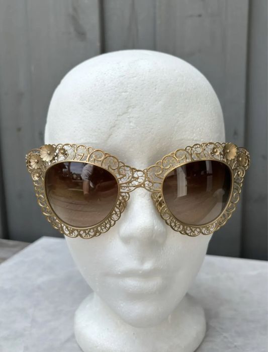 Очки солнцезащитные Dolce & Gabbana  Sunglasses  Gold Metal
