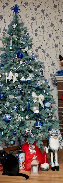 Штучна Ялинка лита 210см